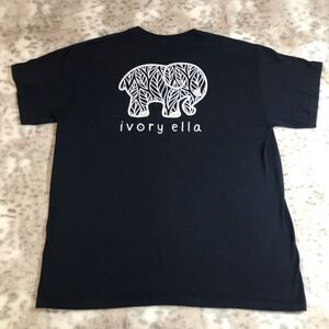 Ivory Ella Navy Blue Basic Shirt Womens Size Large